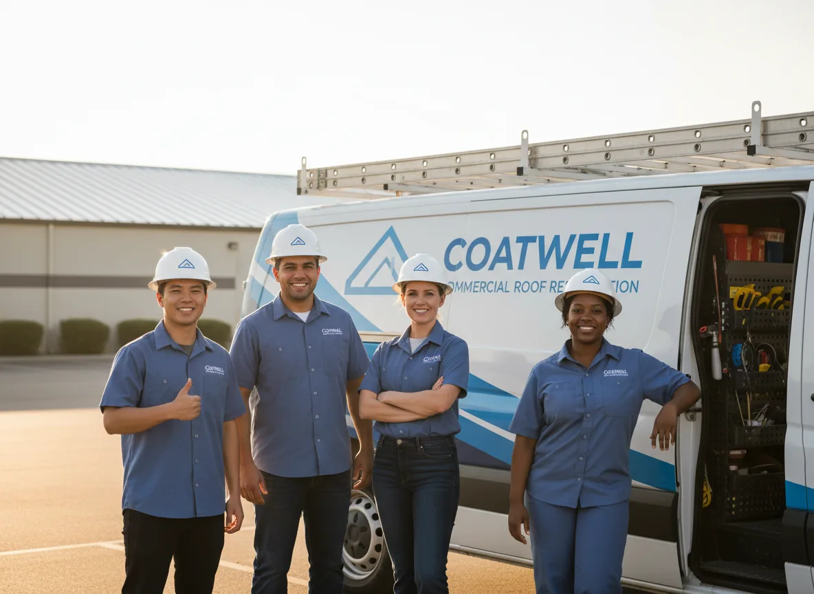 Commercial roof coating company in Jewell, KS